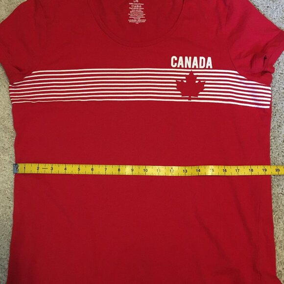 Retro Canada Maple Leaf Cotton T-shirt - Picture 9 of 12